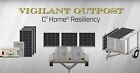 24VDC, 2.4KW AC, 600W Solar Vigilant Outpost Home Resilience System DIY KIT