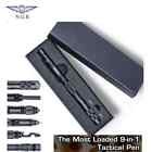 Pocket Survival Pen with 9 Tools including Compass, Firestarter, Whistle, Pen,.