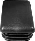 (4 Pack) 2 x 4" Inch Black Rectangle Plastic End Cap Plug Inserts