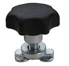 L Track Double Lug Threaded Stud Fitting with Knob