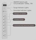 Smart Energy Saving Surge Arresting Power Strip