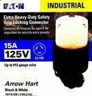 Insustrial Standard   NEMA L5-15R Twist-Lock Connector | 15A 125V