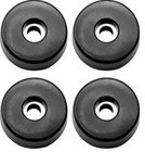 Set of 4,  1" Round Rubber Bumpers with Stainless Washer and Screws