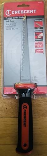 Crescent 12" Hand Jab Saw with Coarse Triple Teeth (Ideal for Sheetrock Drywall)