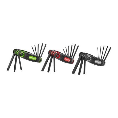 Pittsburgh 3pc. handy hex keys (SAE / Metric / TORX) color coded