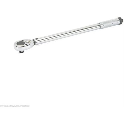 Pittsburgh Pro 1/4 Drive Click Type Torque Wrench Reversible with Case