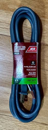 125V Ace 8 ft. 16/2 AWG 13A 1625W Power Tool Replacement Cord